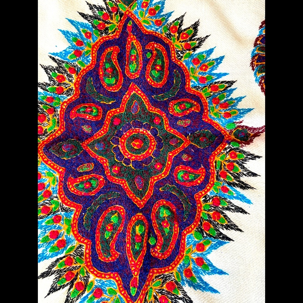 2pc Handmade Persian Paisley Covers / Tapestries